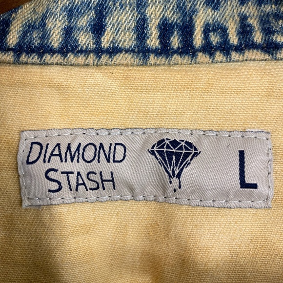 Diamond Stash size Large/38 Men’s Sahara American Flag Jacket Vest & Jeans - Picture 5 of 16